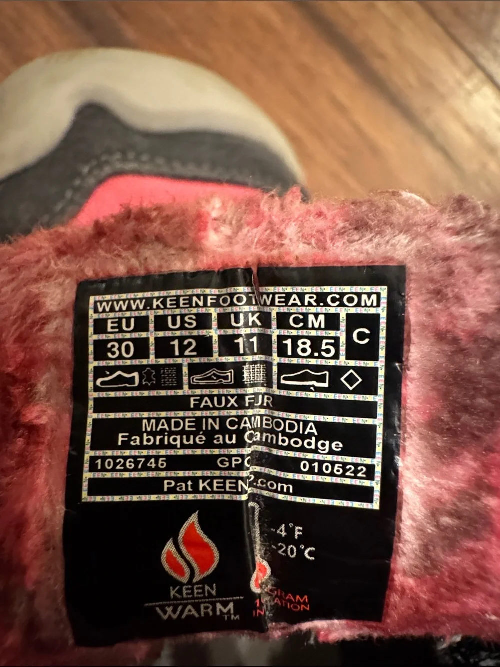 Keen warm fleece